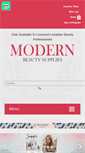 Mobile Screenshot of modernbeauty.com