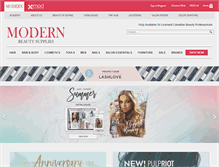 Tablet Screenshot of modernbeauty.com